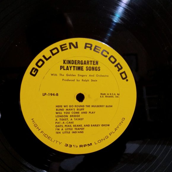 The Golden Singers & Orchestra Kindergarten Playtime Songs LP 194 - Picture 6 of 6
